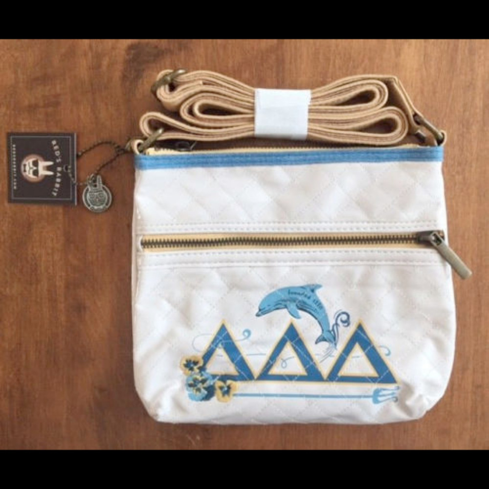 DELTA DELTA DELTA SORORITY CROSS BODY BAG PURSE